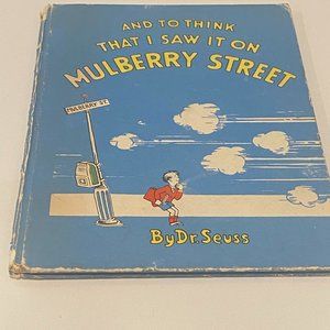 And to Think I Saw it on Mulberry Street 1937 RARE